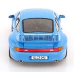 kkscale 1:18 - Modelauto - Porsche 911 (993) GT2 1996 Blauw, Nieuw