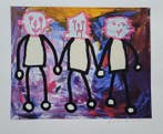 Paul Kostabi (1962) - Three Figures, Antiek en Kunst