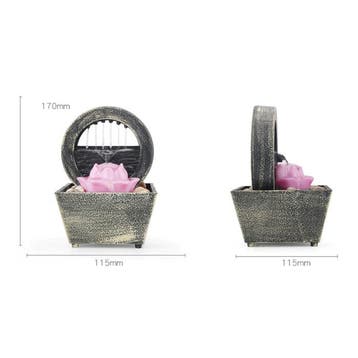 Mini Sier Waterval Feng Shui - Fontein Decor Ornament, Verzenden, Nieuw