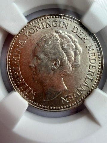 Nederland. Wilhelmina. 1/2 Gulden 1929