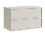 Wastafel Onderkast Mali 80 cm Beige Wastafelmeubel, Huis en Inrichting, Badkamer | Badkamermeubels, Verzenden, Nieuw