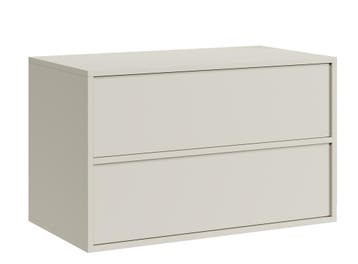 Wastafel Onderkast Mali 80 cm Beige Wastafelmeubel, Huis en Inrichting, Badkamer | Badkamermeubels, Verzenden, Nieuw