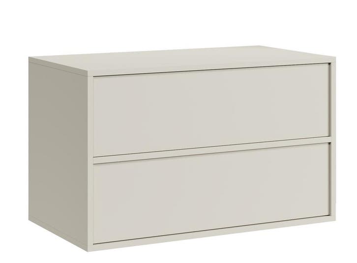 Wastafel Onderkast Mali 80 cm Beige Wastafelmeubel, Huis en Inrichting, Badkamer | Badkamermeubels, Nieuw, Verzenden