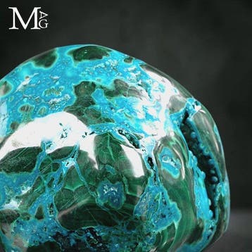 Verzamelaarkwaliteit Malachiet & Chrysocolla Malachiet met
