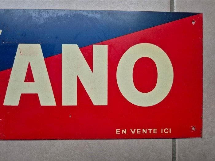 cinzano - Cinzano reclamebord - cinzano - Emaille plaat -, Antiquités & Art, Antiquités | Assiettes décoratives & Carrelages