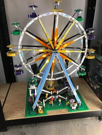 Lego Set - 10247 - Creator Expert - Ferris Wheel with lights, Kinderen en Baby's, Speelgoed | Duplo en Lego, Nieuw