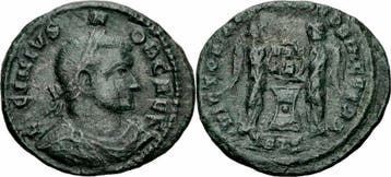 Roemisches Kaiserreich Licinius Ii Follis Siscia 319 Vict..., Verzenden