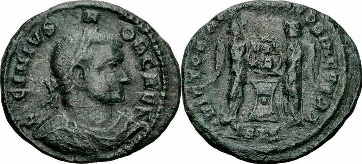 Roemisches Kaiserreich Licinius Ii Follis Siscia 319 Vict..., Timbres & Monnaies, Monnaies & Billets de banque | Collections, Envoi