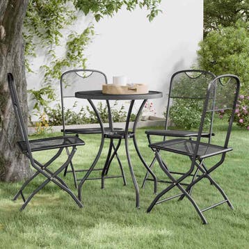 vidaXL Opklapbare stoelen 4 stuks van geëxpandeerd, Verzenden, Nieuw