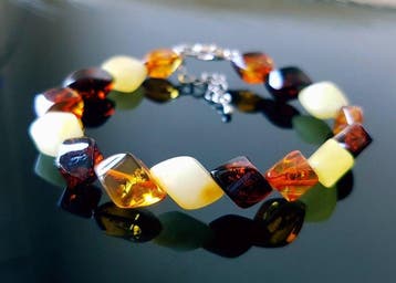 Amber Natuurlijke Baltische barnsteen armband- 6 g