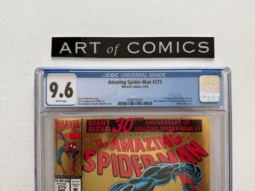 The Amazing Spider-Man #375 - CGC 9.6 - Holo-Grafx Cover -