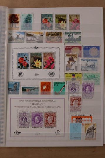 België 1970/2001 - Complete collectie in 5 nieuwe, Postzegels en Munten, Gestempeld