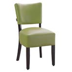 Stoel | TARA | Kunstleer/Hout | Green | Wengé Frame |, Verzenden, Nieuw in verpakking