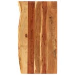 vidaXL Wastafelblad 100x52x3,8 cm massief acaciahout, Doe-het-zelf en Bouw, Verzenden, Nieuw