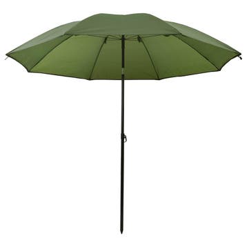 vidaXL Vissersumbrella 218 x 185 cm Oxford Polyester Geel, Verzenden, Nieuw