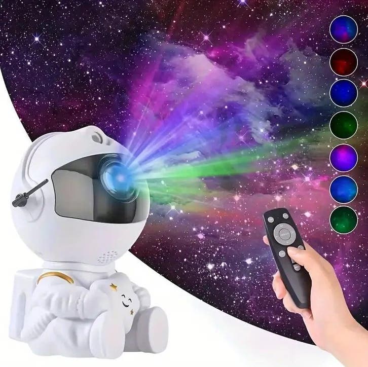 Astronaut nachtlamp sterrenhemel lamp projector sterren LED, Huis en Inrichting, Lampen | Overige, Nieuw, Verzenden