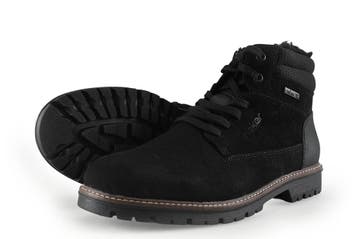 Rieker Veterboots in maat 42 Zwart, Verzenden, Zwart, Boots, Zo goed als nieuw