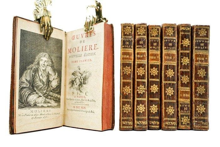 Jean-Baptiste Pocquelin, dit Molière / Boucher & Fessard -, Antiek en Kunst, Antiek | Boeken en Manuscripten