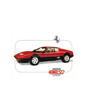 1977 FERRARI BERLINETTA BOXER 512 PININFARINA LEAFLET, Ophalen of Verzenden, Nieuw