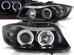Angel Eyes koplamp units Black geschikt voor BMW E90/E91, Auto-onderdelen, Verzenden, Gebruikt, BMW