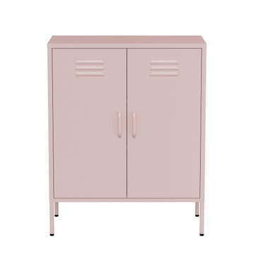 Lendo Online Dressoir Metaal 80x40x100 cm Roze, Huis en Inrichting, Verzenden, Nieuw