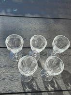 Val Saint Lambert - Drinkservies (5) - president - Kristal -, Antiquités & Art, Antiquités | Verre & Cristal