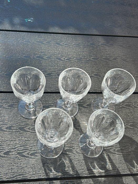 Val Saint Lambert - Drinkservies (5) - president - Kristal -, Antiquités & Art, Antiquités | Verre & Cristal