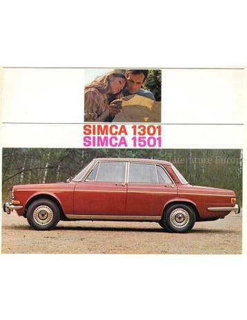 1967 SIMCA 1301 | 1501 BROCHURE NEDERLANDS, Nieuw
