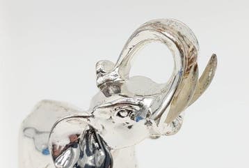 Figuur - Elefante - verzilverd, Antiek en Kunst, Antiek | Zilver en Goud
