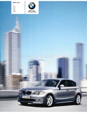 2006 BMW 1 SERIE BROCHURE NEDERLANDS
