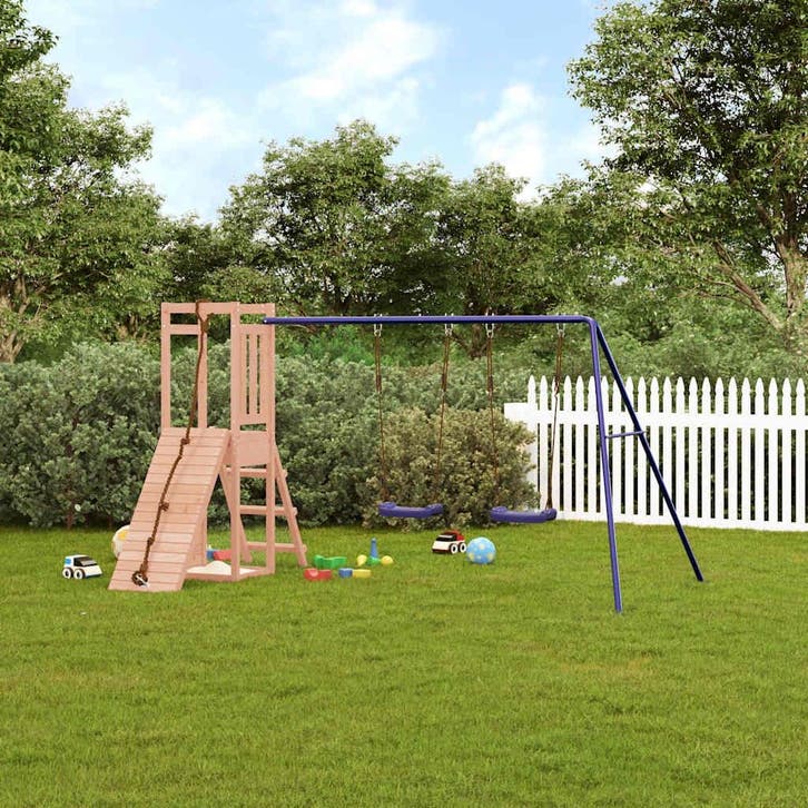 vidaXL Speelhuis massief douglashout, Kinderen en Baby's, Speelgoed | Buiten | Speeltoestellen, Nieuw, Verzenden