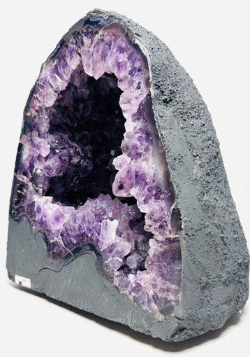 amethist Geode - Geen Reserve - Hoogte: 35 cm - Breedte: 33