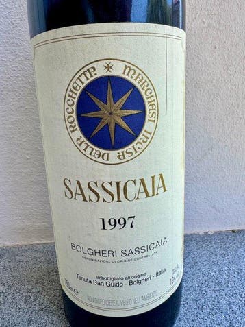 1997 Tenuta San Guido, Sassicaia - Bolgheri DOC - 1 Fles, Verzamelen, Nieuw