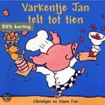 Varkentje Jan telt tot tien 9789058931610 C. Fox, Verzenden, Gelezen, C. Fox