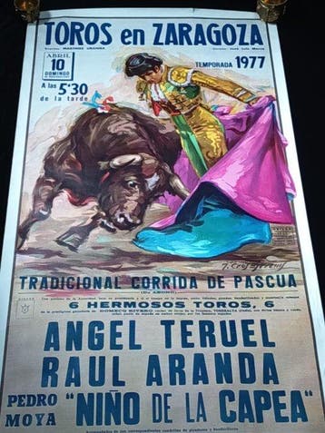 J. Crof Ferreny - Lit. Ortega S.A. - Toros en Zaragoza, Antiquités & Art, Art | Dessins & Photographie