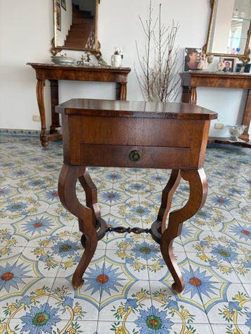 Middentafel - Massief hout, Antiek en Kunst