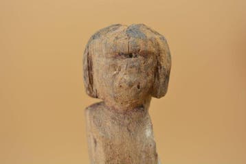 Oud-Egyptisch Hout Figuur van een funerair model - 122 mm