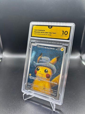 Pokémon - 1 Graded card - Pikachu with Grey Felt Hat 085 -, Hobby en Vrije tijd, Nieuw