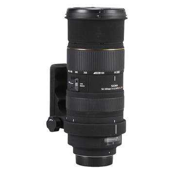Sigma 50-500mm f/4-6.3 EX APO DG HSM (Nikon) met garantie, Ophalen of Verzenden, Gebruikt