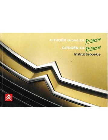 2008 CITROEN C4 (GRAND) PICASSO INSTRUCTIEBOEKJE NEDERLANDS