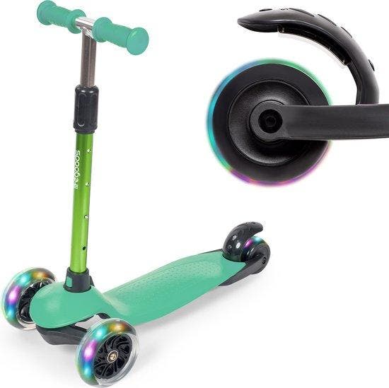 2dekans | LifeGoods Kinderstep – 3 LED Wielen, Hoogte, Sports & Fitness, Patins à roulettes alignées, Enlèvement ou Envoi