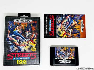 Sega Genesis - Streets Of Rage, Games en Spelcomputers, Spelcomputers | Sega, Verzenden, Gebruikt