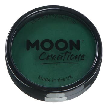 Moon Creations Pro Face Paint Cake Pots Dark Green 36g, Hobby en Vrije tijd, Verzenden, Nieuw