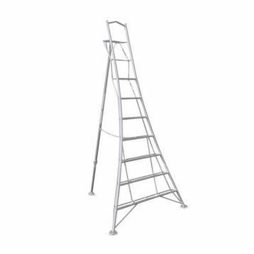 Vultur tripod ladder 300 cm met platform en 1 poot, Doe-het-zelf en Bouw, Ophalen of Verzenden, Nieuw, Ladder, 2 tot 4 meter