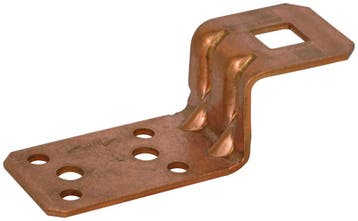 Dehn ZF B11 L81 Cu Patte de fixation en forme de Z avec, Verzenden