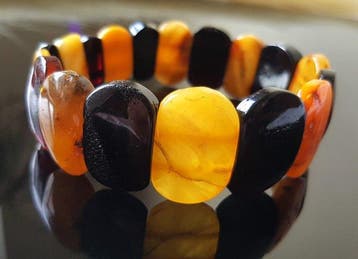 Amber Vintage natuurlijke Baltische barnsteen armband- 20 g