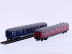 Schaal H0 Trix 3380 4-as rijtuig Touropa DB + 3383 4-..., Hobby & Loisirs créatifs, Trains miniatures | HO, Ophalen of Verzenden