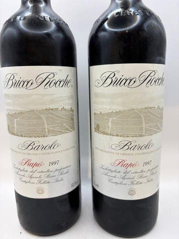 1997 Ceretto, Bricco Rocche Prapò - Barolo - 2 Flessen (0.75, Nieuw