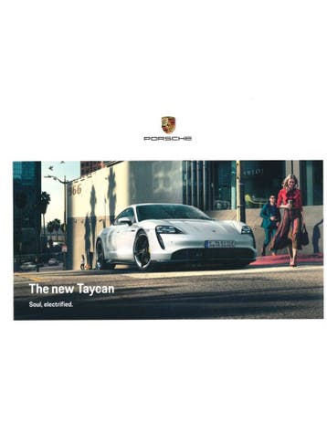 2020 PORSCHE TAYCAN BROCHURE ENGELS, Ophalen of Verzenden
