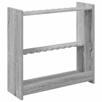 vidaXL Biljartkeu-stand Bewerkt hout 60 x 20 x 57 cm Grijs, Verzenden, Nieuw